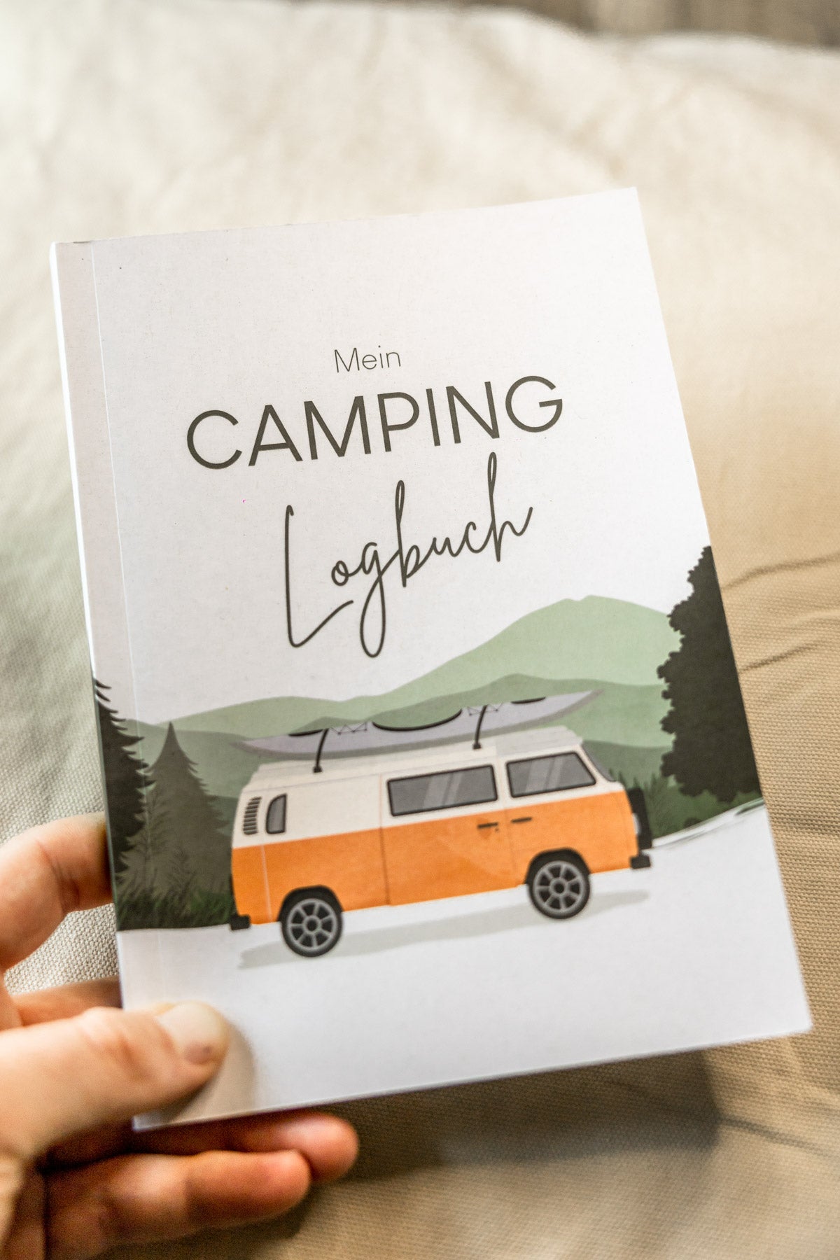 Mein Camping Logbuch | Softcover | Vanlife Tagebuch | Reisetagebuch |  Wohnmobil, Camper, Van | A5